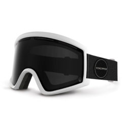 Men's Von Zipper Goggles - Von Zipper Cleaver Goggles. White Satin - Blackout